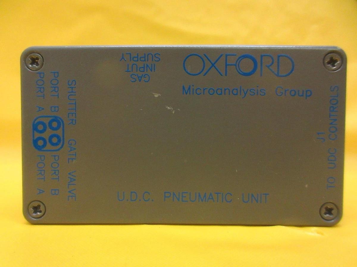 Used Oxford Instruments 1108-096 U.D.C. Pneumatic Unit JEOL JEM-2010F Used Working