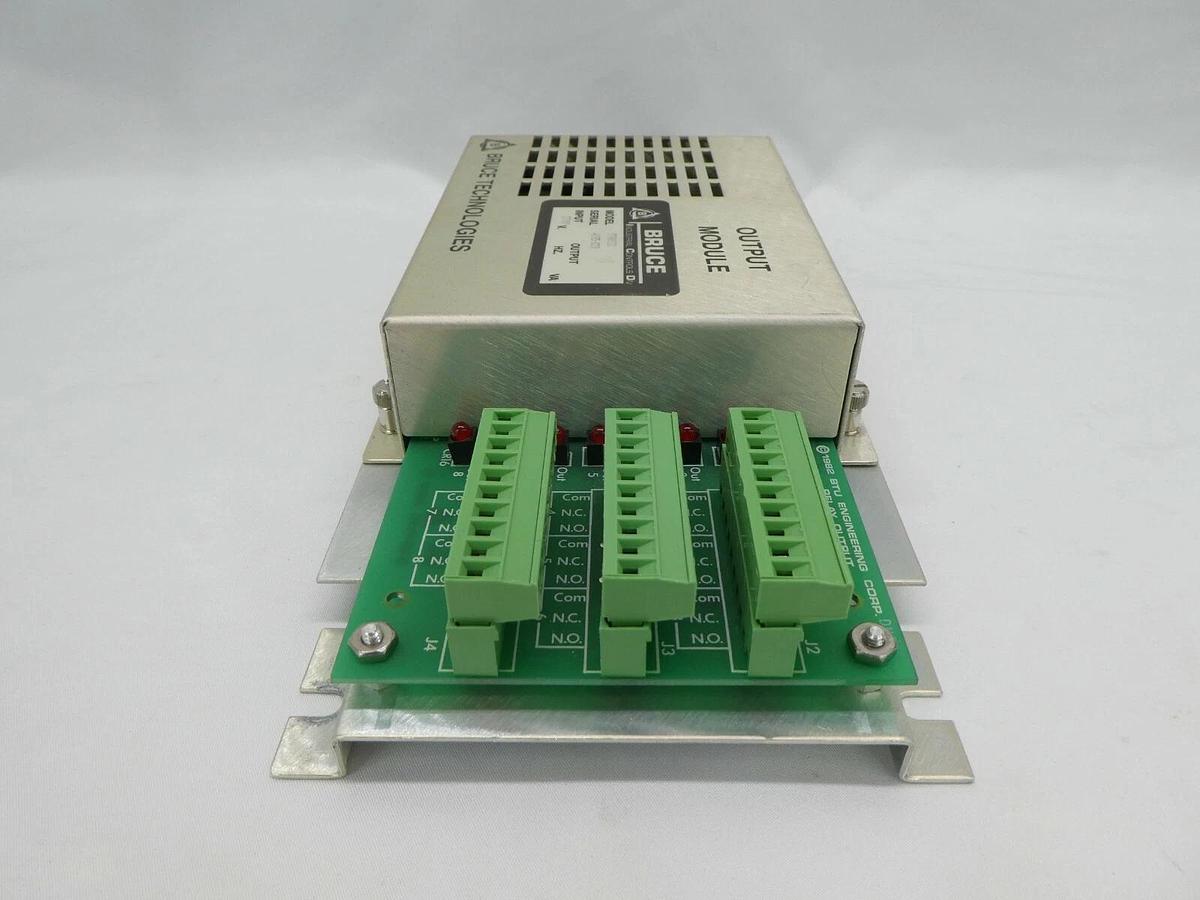 Used Bruce Technologies 9760131 Output Module PCB Assembly BTU 3161111 3161081 As-Is