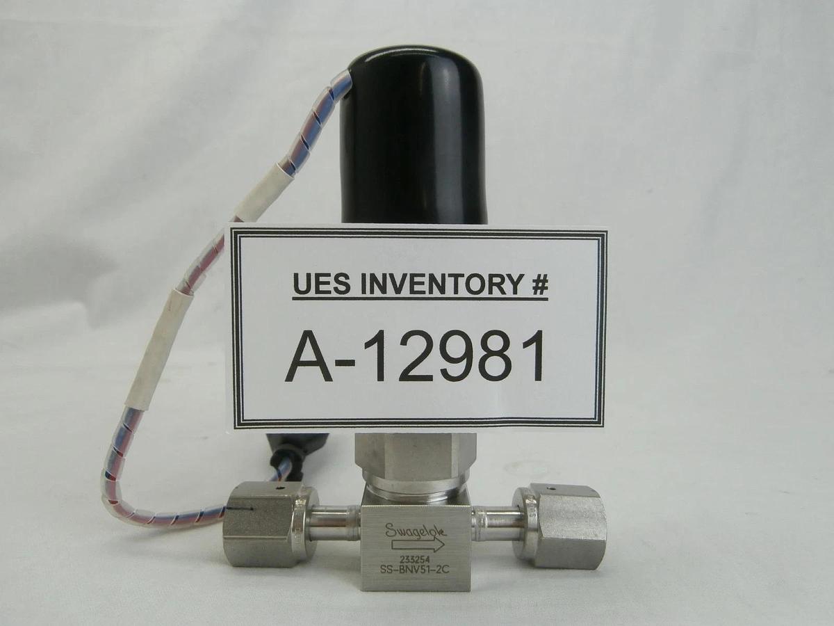 Used Swagelok SS-BNV51-2C High-Purity Bellows Valve AMAT 9150-00180 Used Working