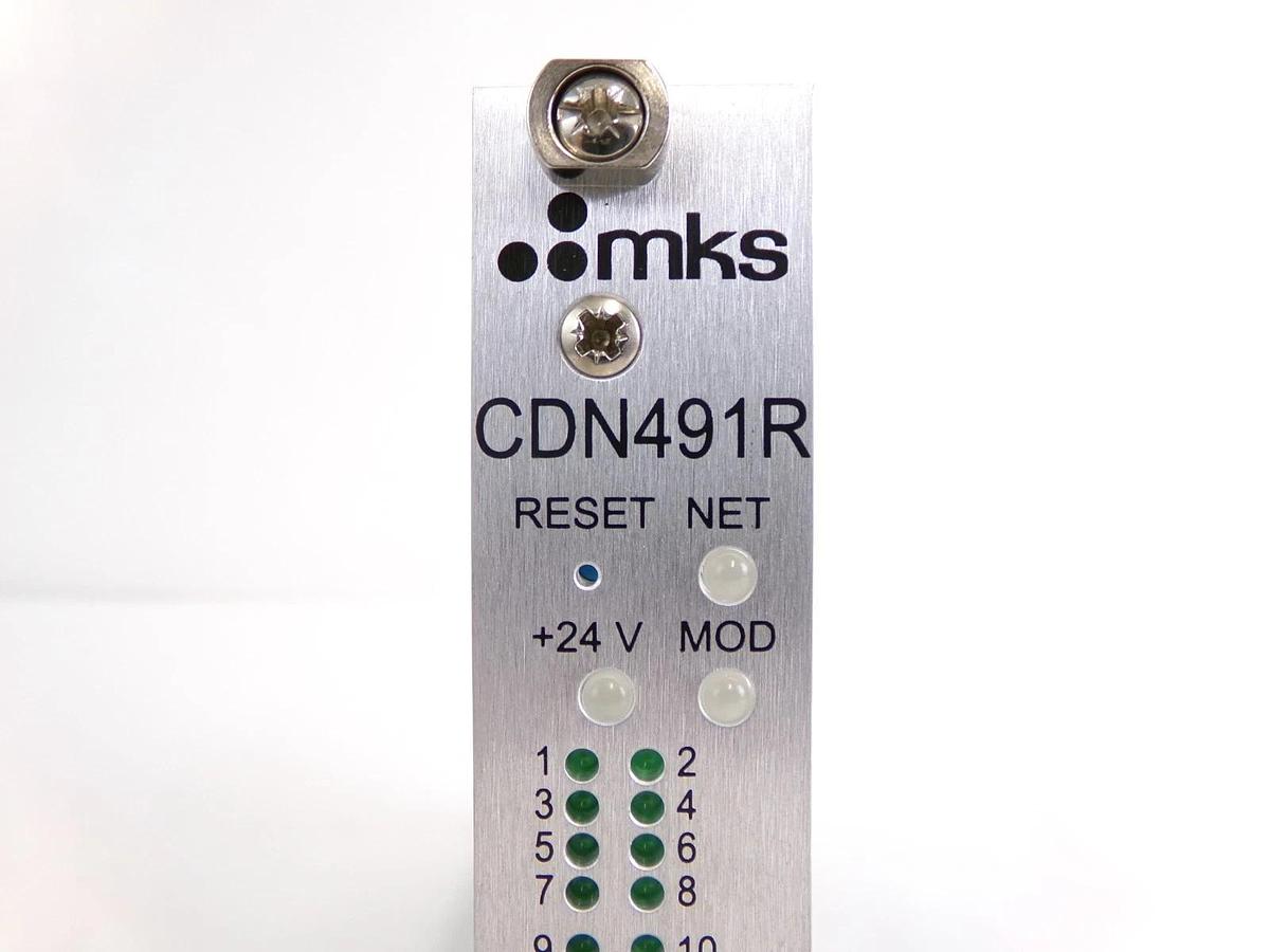 Used MKS Instruments AS01491-0-4 PCB Card CDN491R AMAT 0190-34282 Lot of 2 Working