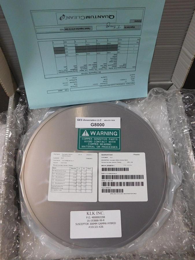 Refurbished ASM 16-193888-99-R SUSCEPTOR-300MM GAMMA HYBRID NON-PSVT Refurbished