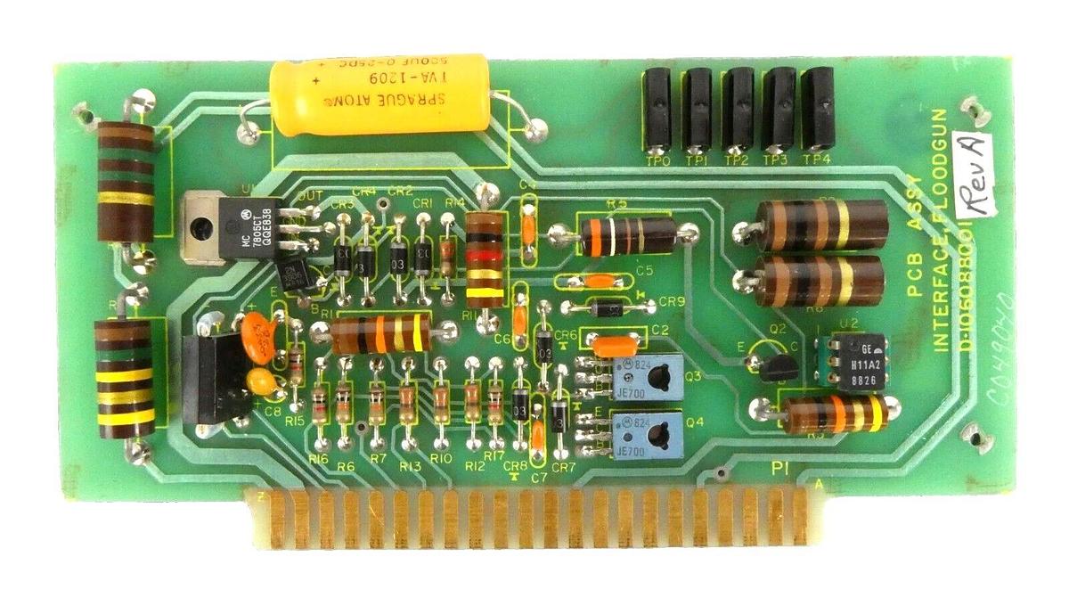 Used Varian VSEA D-106088001 Floodgun Controller PCB Card Working Surplus