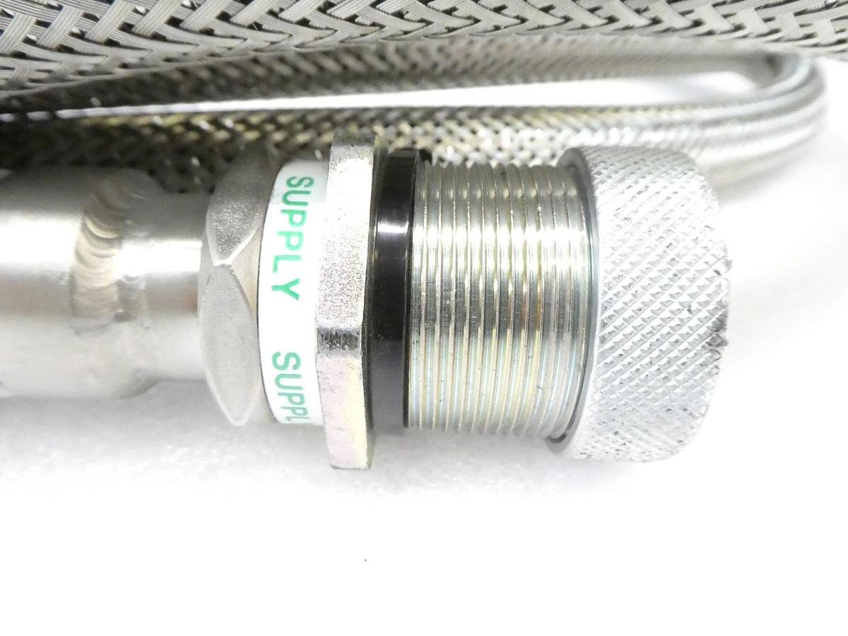 Used CTI-Cryogenics 8043340G600 Cryopump Supply CryoLine 50' AMAT 3400-00060 Working