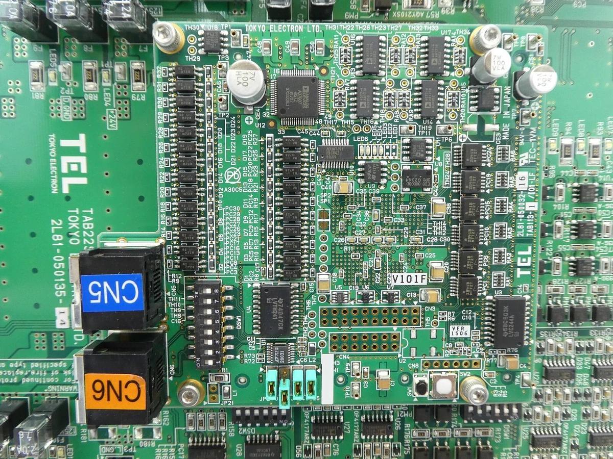 Used TEL Tokyo Electron 2L81-050135-14 Interface PCB TAB22S-1/MICT-R Working Surplus