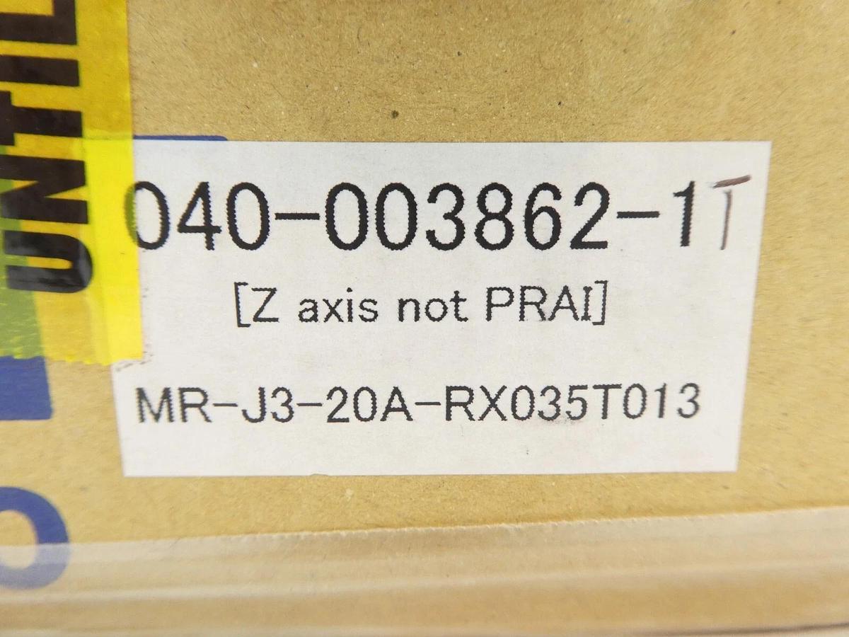 Mitsubishi MR-J3-10A-RX035T013 AC Servo Drive MELSERVO TEL 040-003862-1T New