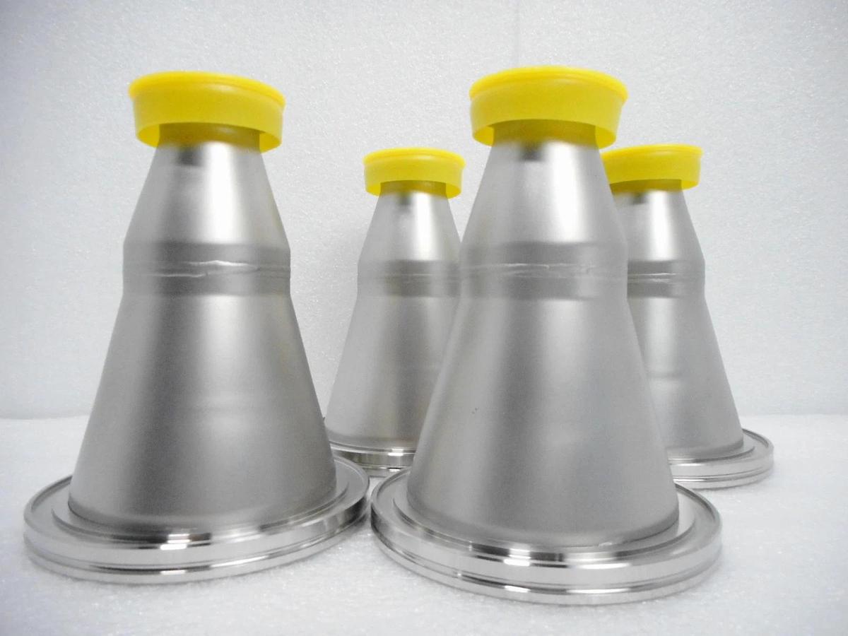 Used Nor-Cal ANC-NW-40-ISO-100-OF Conical Reducer Nipple Adaptor Lot of 4 Used