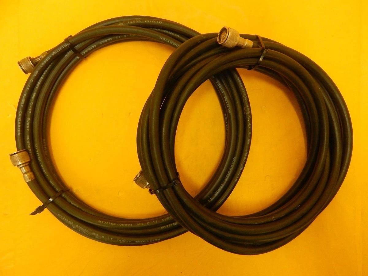 Used AMAT Applied Materials Centura RF Cable Set of 2 23 Foot 7 Meters Used Working