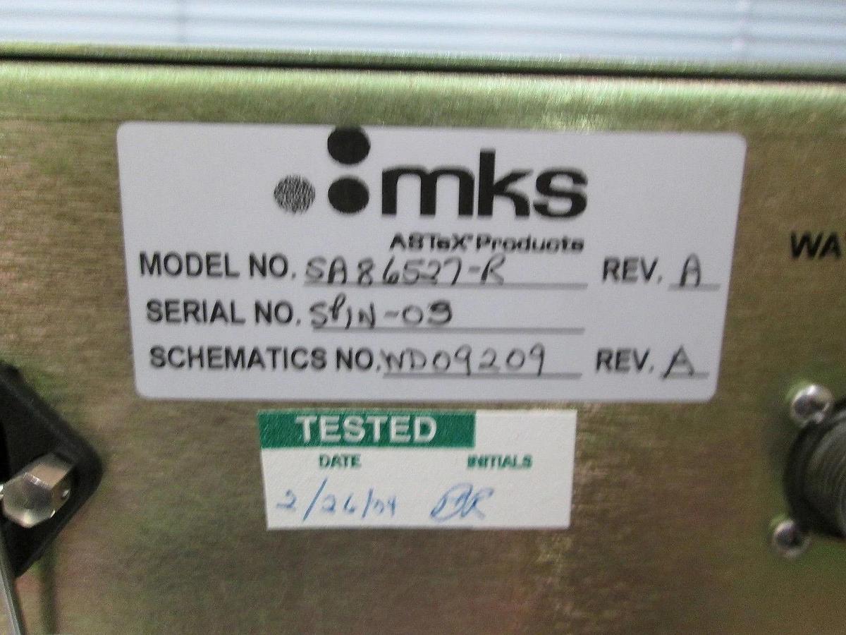 Used MKS Instruments SA86527-R Power Distribution 208 3 Ph IN / 120V Out