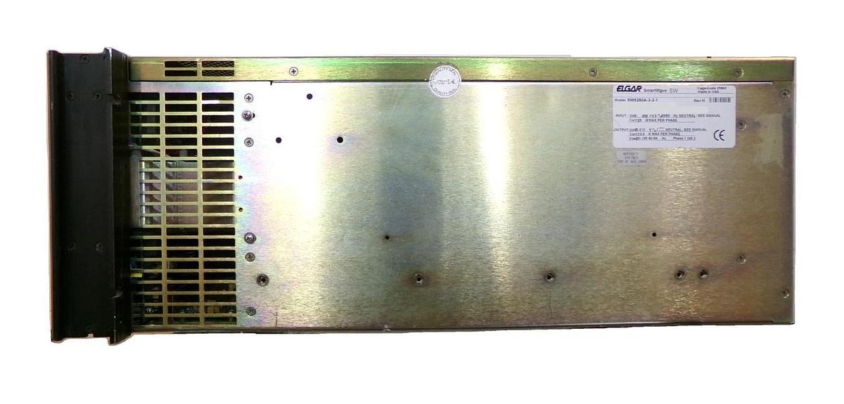 Used Elgar SW5250A-3-3-1 SmartWave Industrial Power Source SW5250A Untested Surplus