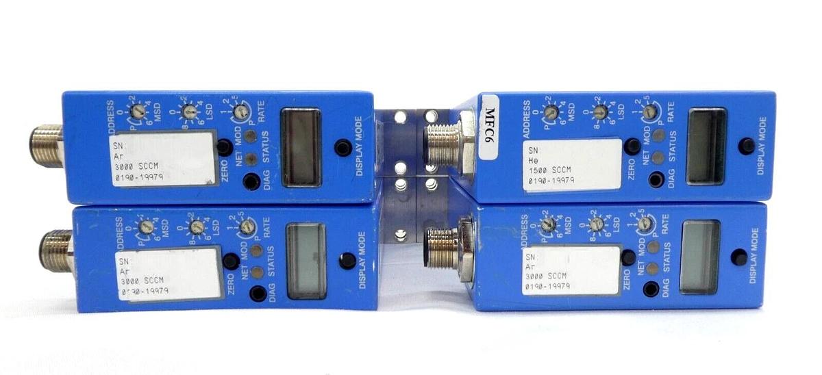 Used Celerity Mykrolis IN3XP Mass Flow Controller MFC AASGD40W1 AARGD40W1 Lot of 7
