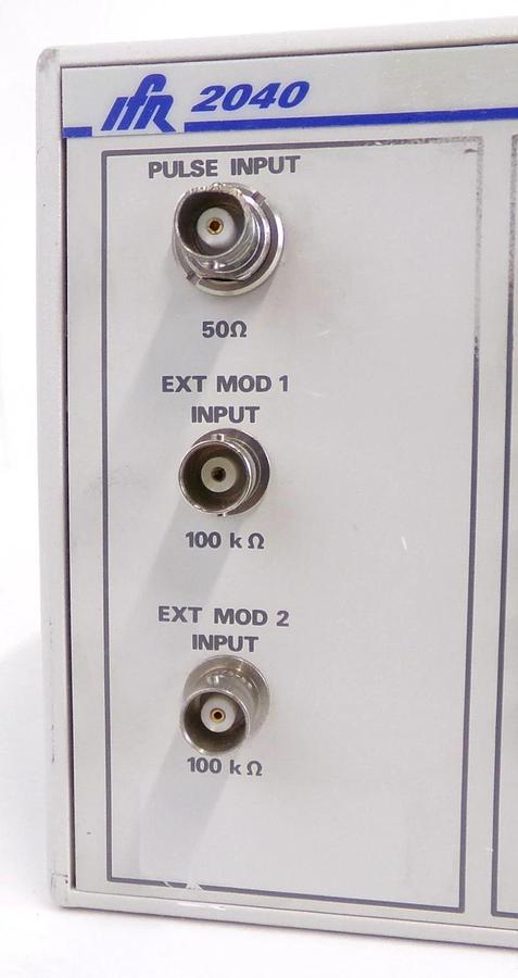 Used IFR 2040 10khz-1.35Ghz Low Noise Signal Generator Opt. 2 9.15 Error 27 Untested