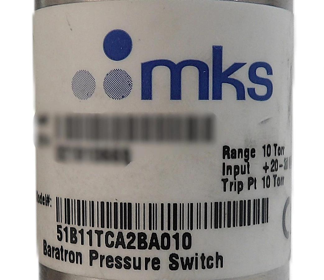 Used MKS Instruments 51B11TCA2BA010 Baratron Pressure Switch Lot of 2 Spare Surplus