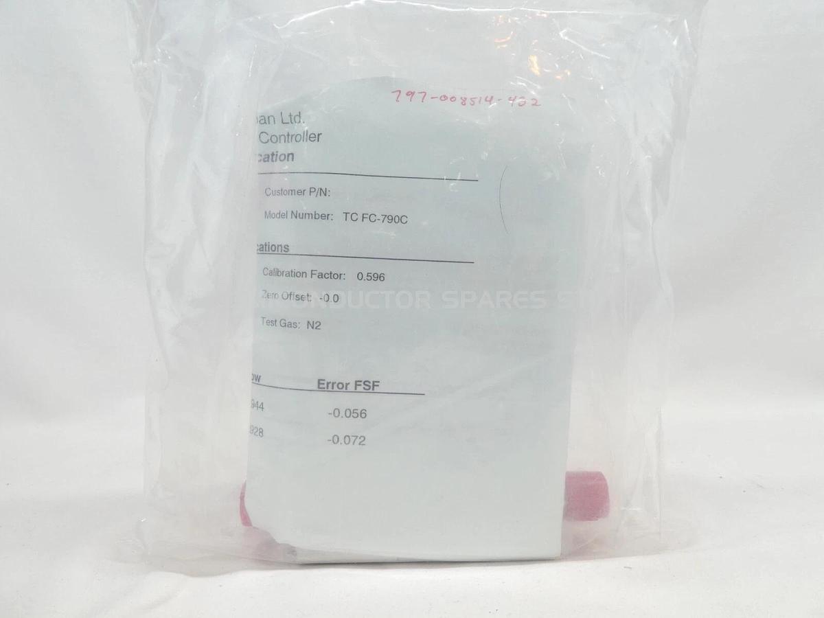 Aera TC FC-790C Mass Flow Controller MFC 100 SCCM CH2F2 Lam 797-008514-432 New
