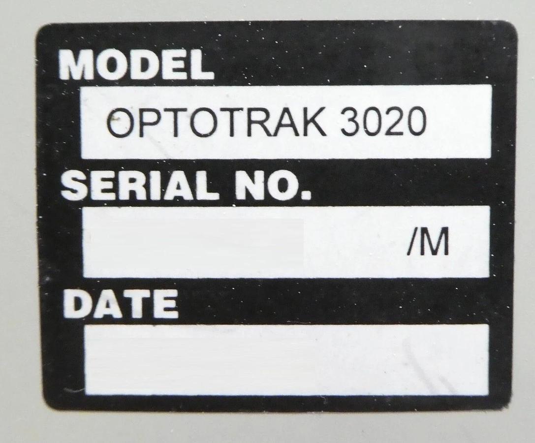 Used NDI Northern Digital OPTOTRAK 3020 Motion Measurement System Untested Spare