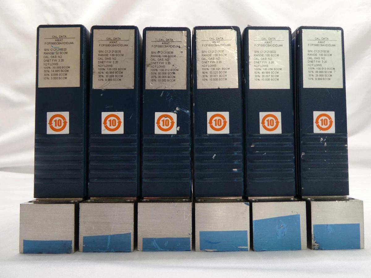 Used Aera PI-98 Mass Flow Controller MFC 0190-34212 Reseller Lot of 12 Working