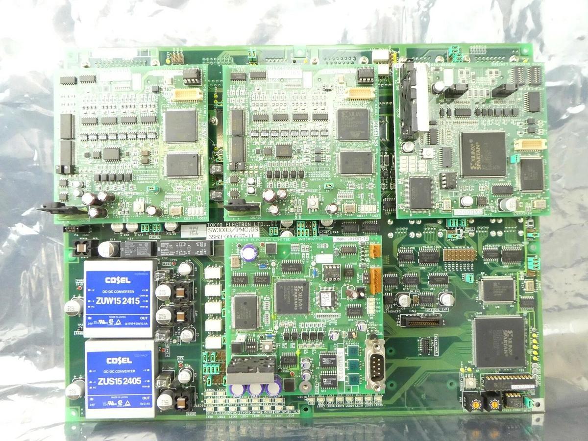 Used TEL Tokyo Electron 3S80-000557-11 PMC GS PCB SW300B AIO2 MIO PTC Trias Working