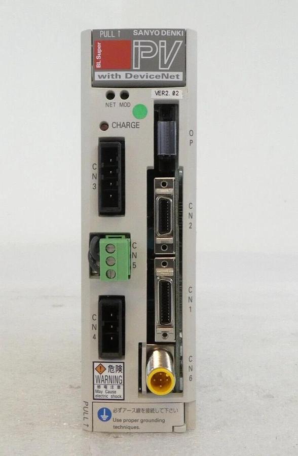 Used Sayno Denki PV2A015SMT1P50-01 Pedestal Lift Servo Driver AMAT Lot of 2 Working