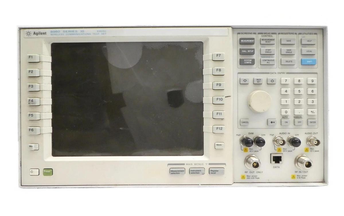 Used Agilent E5515C Wireless Communications Test Set 8960 SERIES 10 No Power Untested