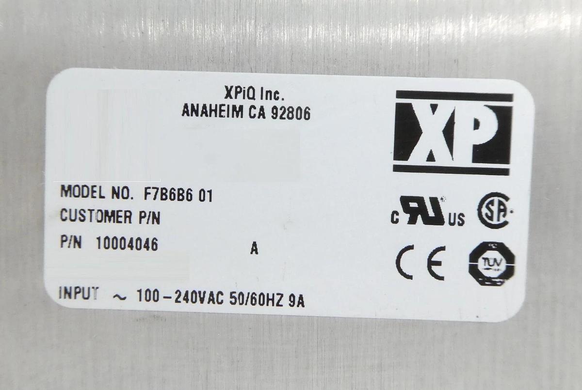 Used XP Power F7B6B601 Spectrometer Power Supply XPiQ AB Sciex 10004046 MDS Working