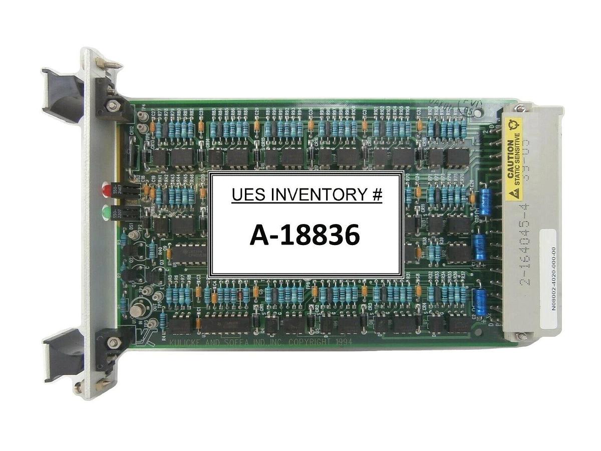 Used Kulicke & Soffa N08002-4020-000-00 SOL DRVR Driver PCB Card 8002-4020 Working