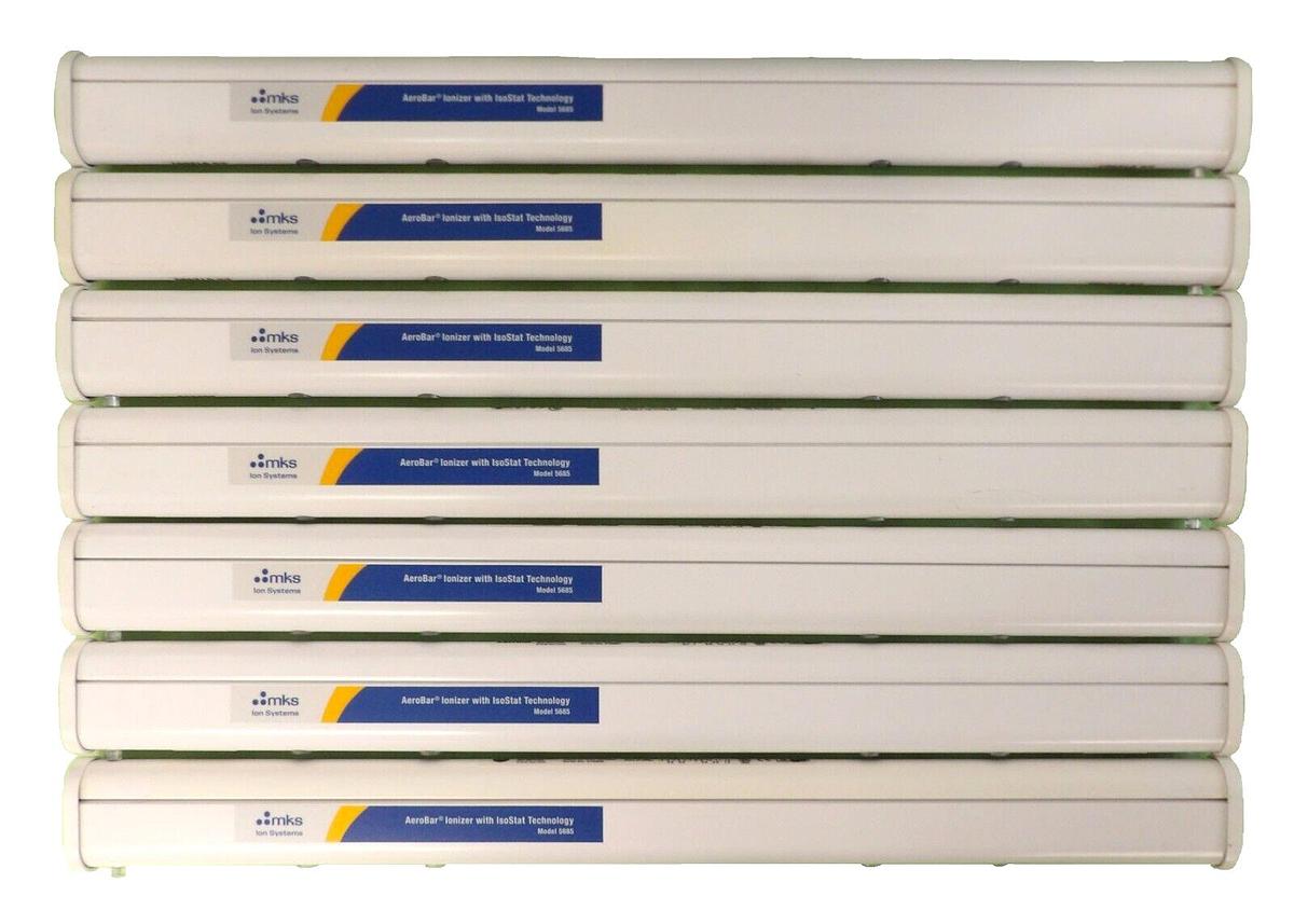 Used MKS Instruments Model 5685 Aerobar Ionizer Reseller Lot of 7 Working Surplus
