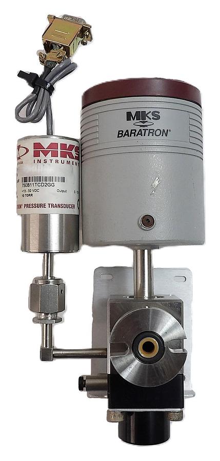 Used MKS Instruments 627A.1TAD-----S Baratron Assembly w/ 750B11TCD2GG Spare