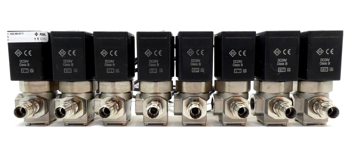 Used SMC VX3340-02T-5G1 3-Port Solenoid Valve ASM 4022-668-83171 Lot of 8 Working