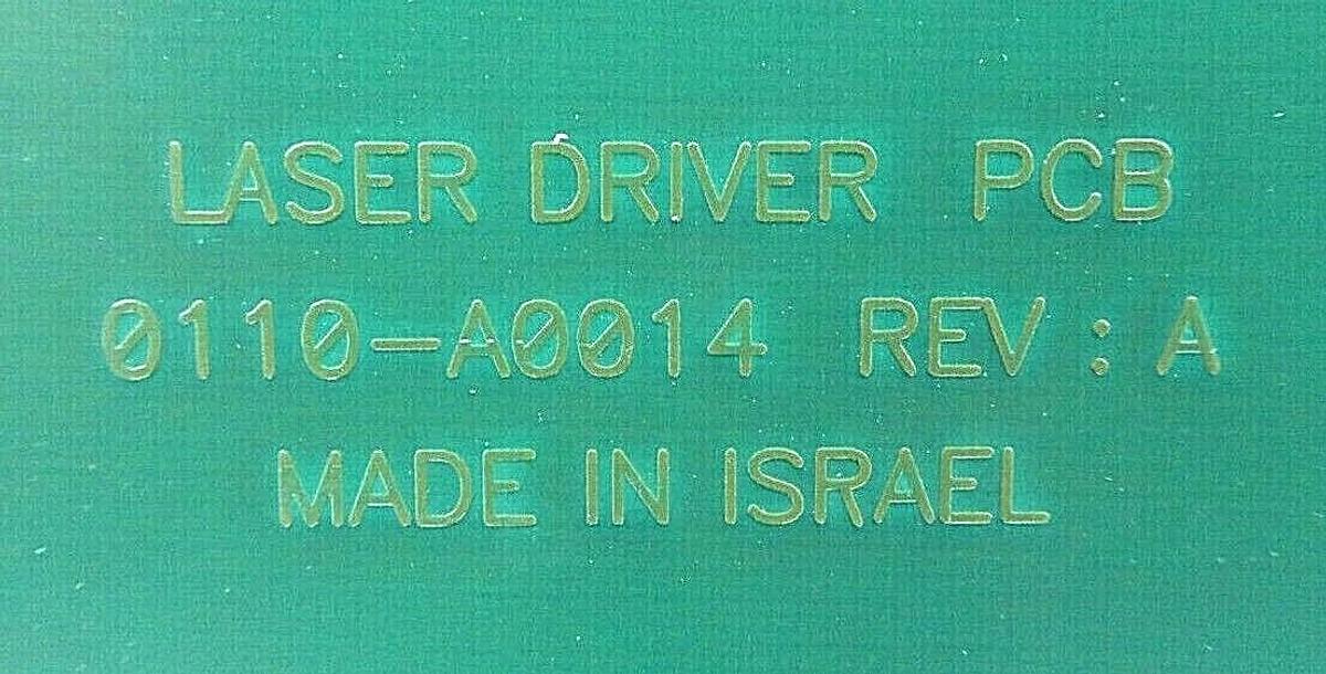 Used AMAT Applied Materials 2010A28190/0 Laser Driver Board PCB Card 0110-A0014 Spare
