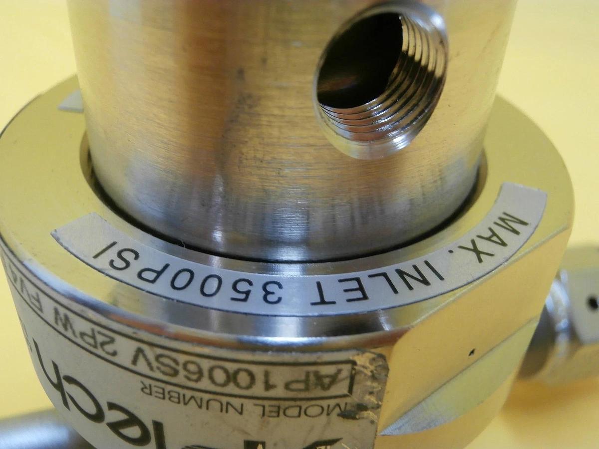Used APTech AP1006SV 2PW FV4 FV4 Manual Regulator Valve Used Working