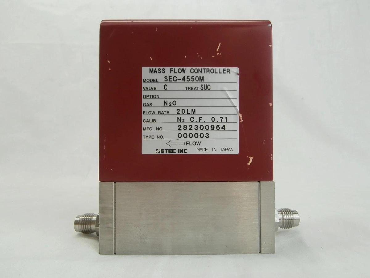 Used STEC SEC-4550M Mass Flow Controller MFC SEC-4550 20 LM N2O Used Working