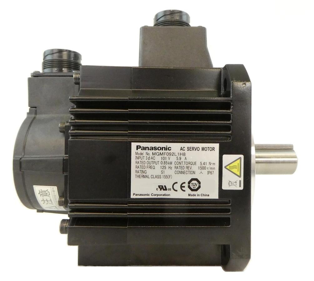 Used Panasonic MGMF092L1H8 Industrial AC Servo Motor MINAS A6 Working Surplus