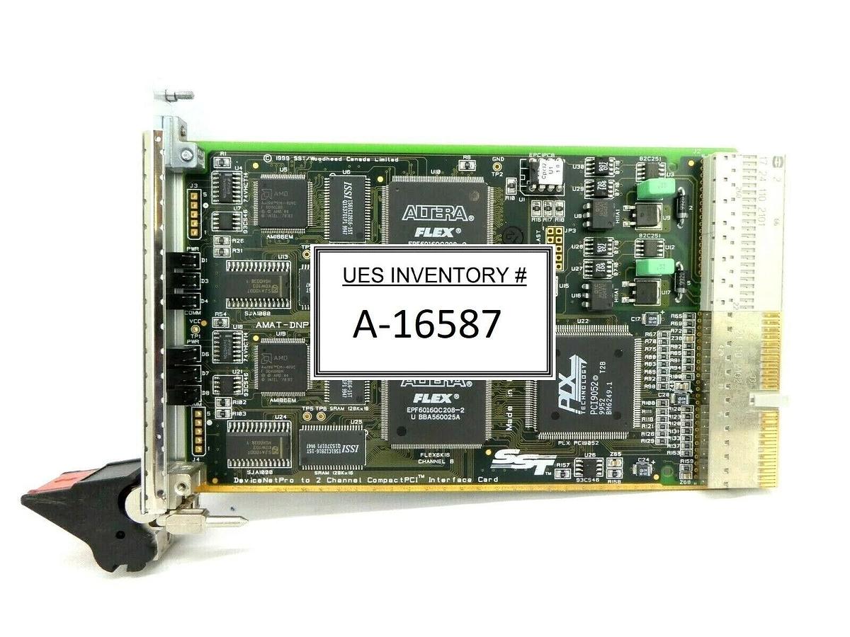 Used SST Woodhead AMAT-DNP-CPCI-2 DeviceNet AMAT 0190-05399 PCB Card Centura 300mm