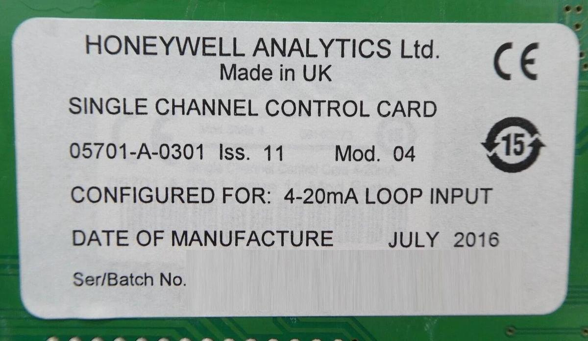 Used Honeywell Analytics 05701-A-0301 Single Channel Control PCB Card Lot of 9 Spare