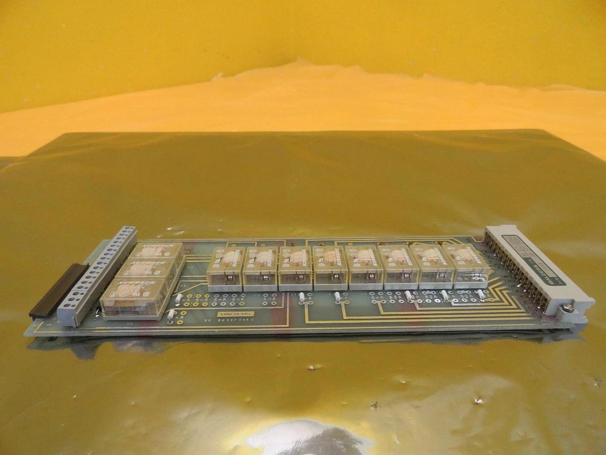Used Balzers BG 527 032 BU 24V Relay PCB Card BG 527 108 AS Used Working