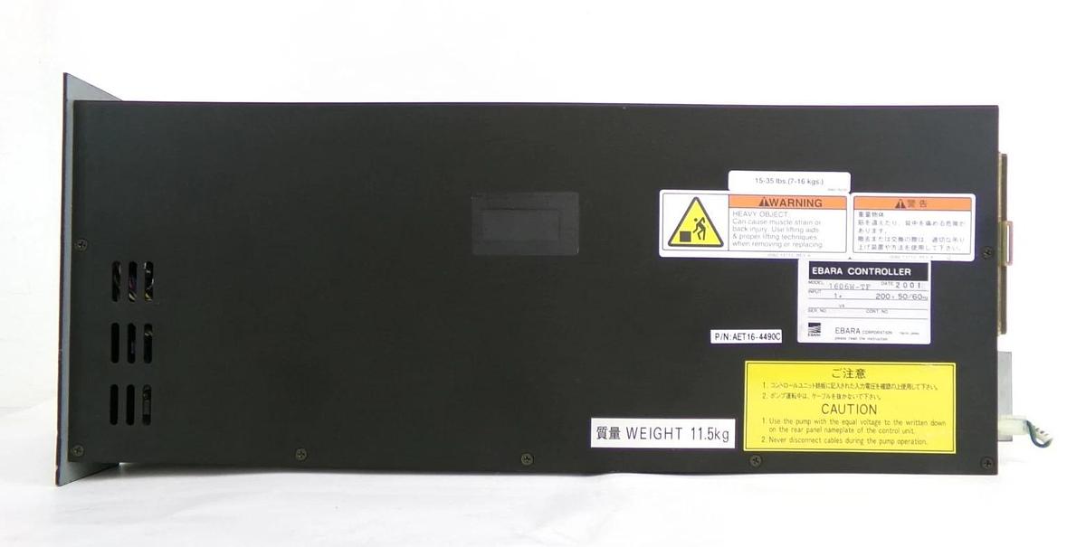 Used 1606W-TF Ebara AET16-4490C Turbomolecular Pump Controller Tune Free Working