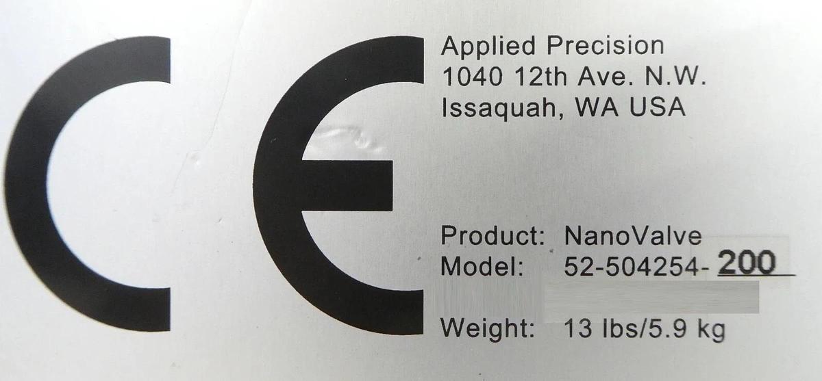Used Applied Precision 52-504254-200 NanoValve Controller Working Surplus