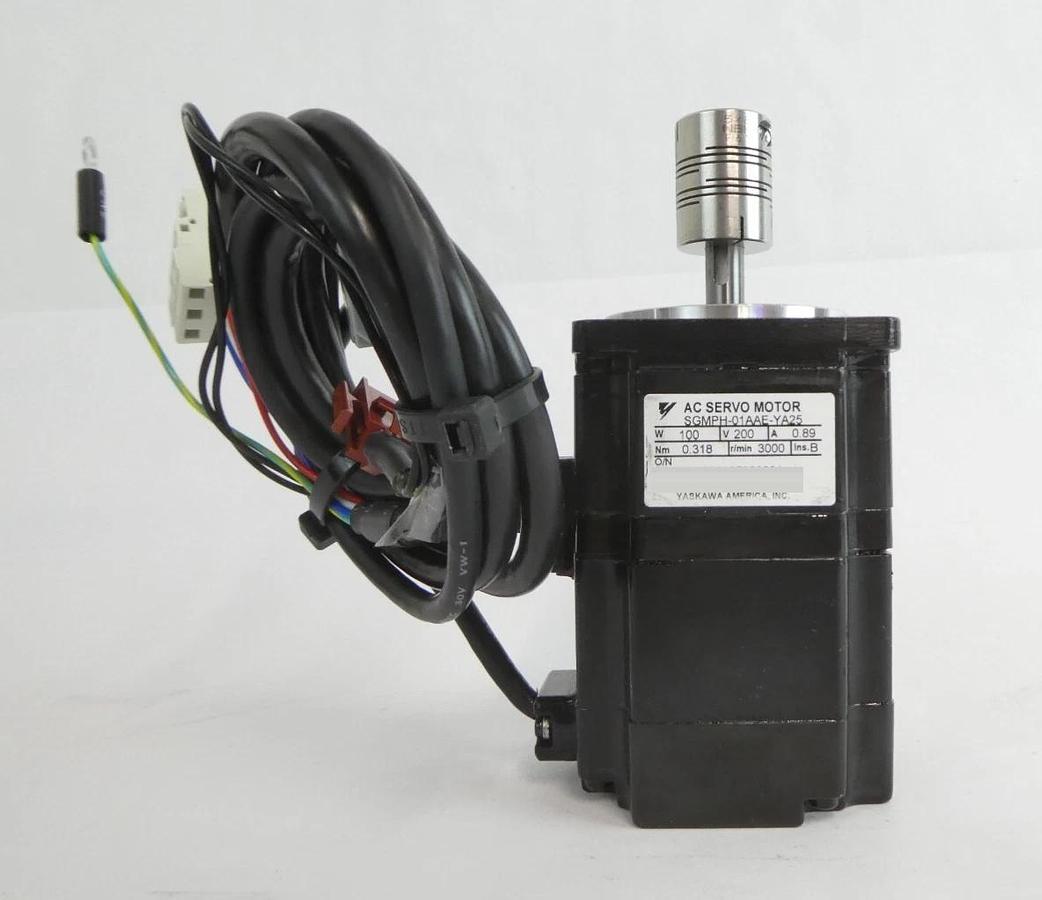 Used Yaskawa SGMPH-01AAE-YA11 SGMPH-01AAE-YA13 Servo Motor Lot of 10 Working