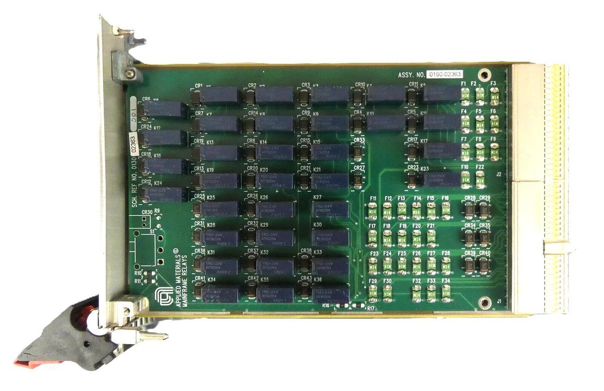 Used AMAT Applied Materials 0130-02363 Mainframe Relay Module PCB 0190-02363 Working