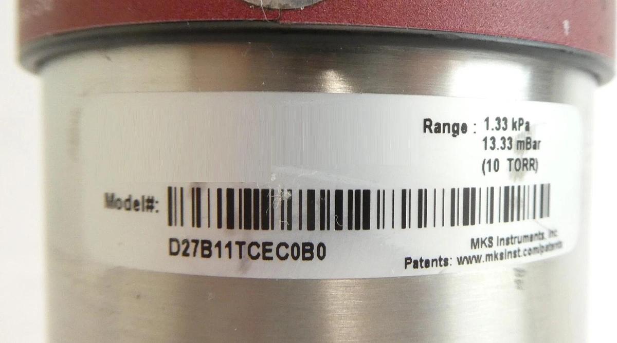 Used MKS Instruments D27B11TCEC0B0 Baratron Dual Range Dented Working Spare