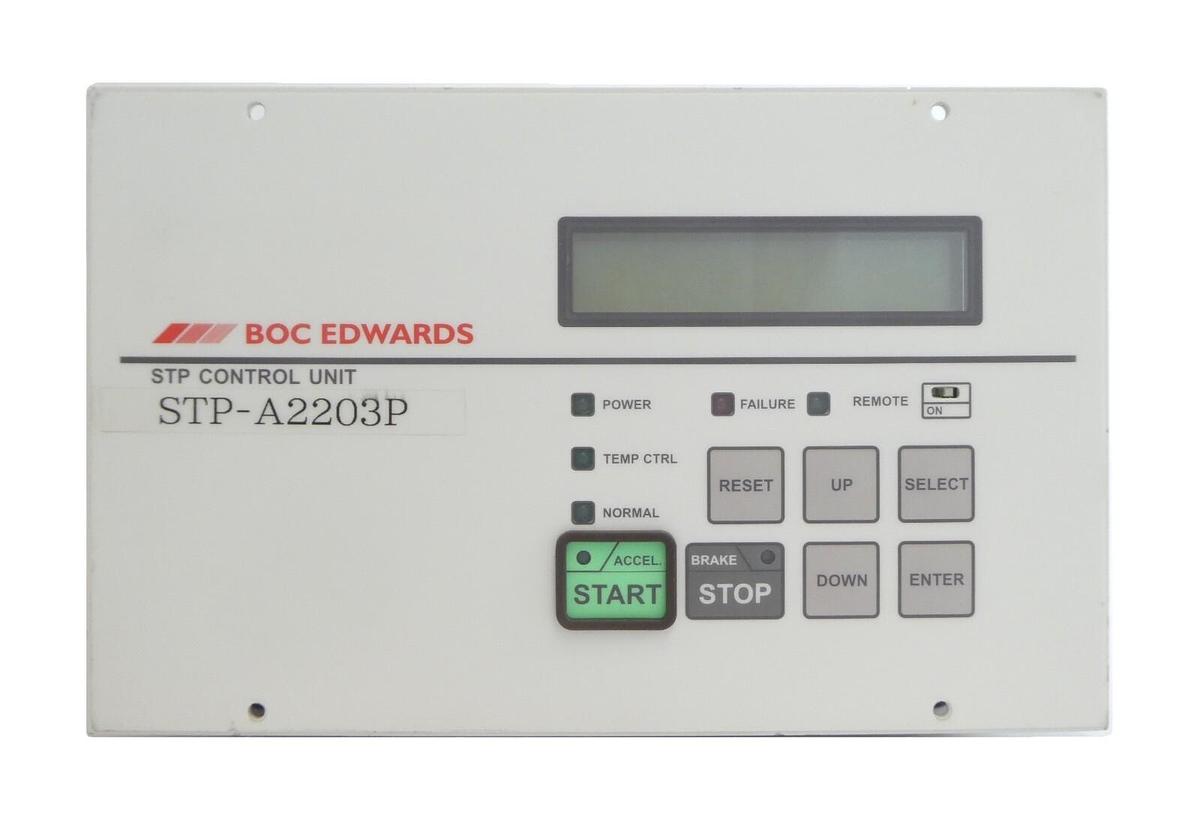 Used STP Edwards SCU-A2203P Turbomolecular Pump Controller Turbo Working Surplus