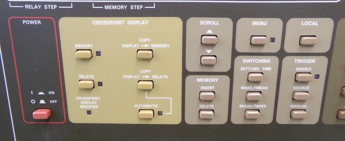 Used Keithley 707 Switching Matrix Mainframe with 7172 8x12 Low Current Working