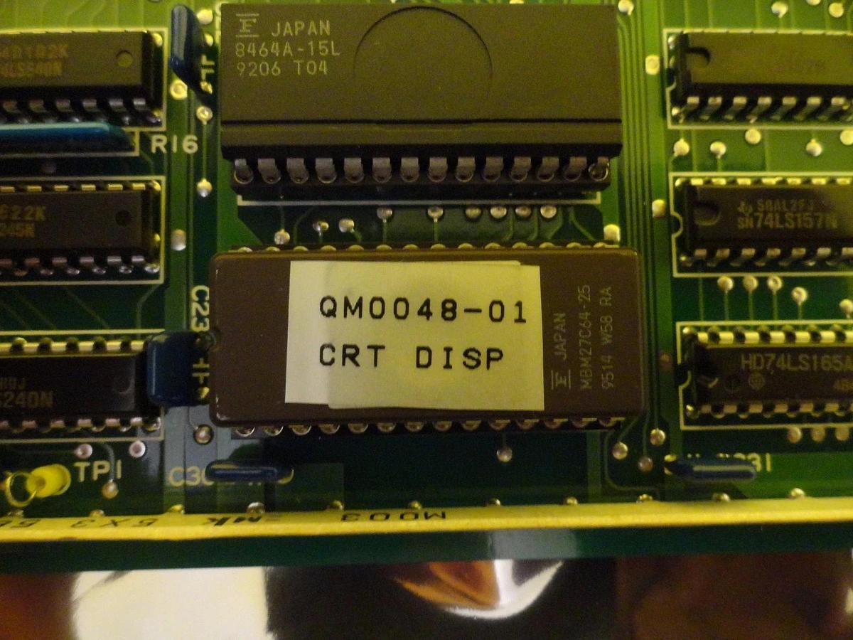 Used JEOL MP002902(02) CRT DSPL ITF PB Interface Board PCB Card JEM-2010F Working