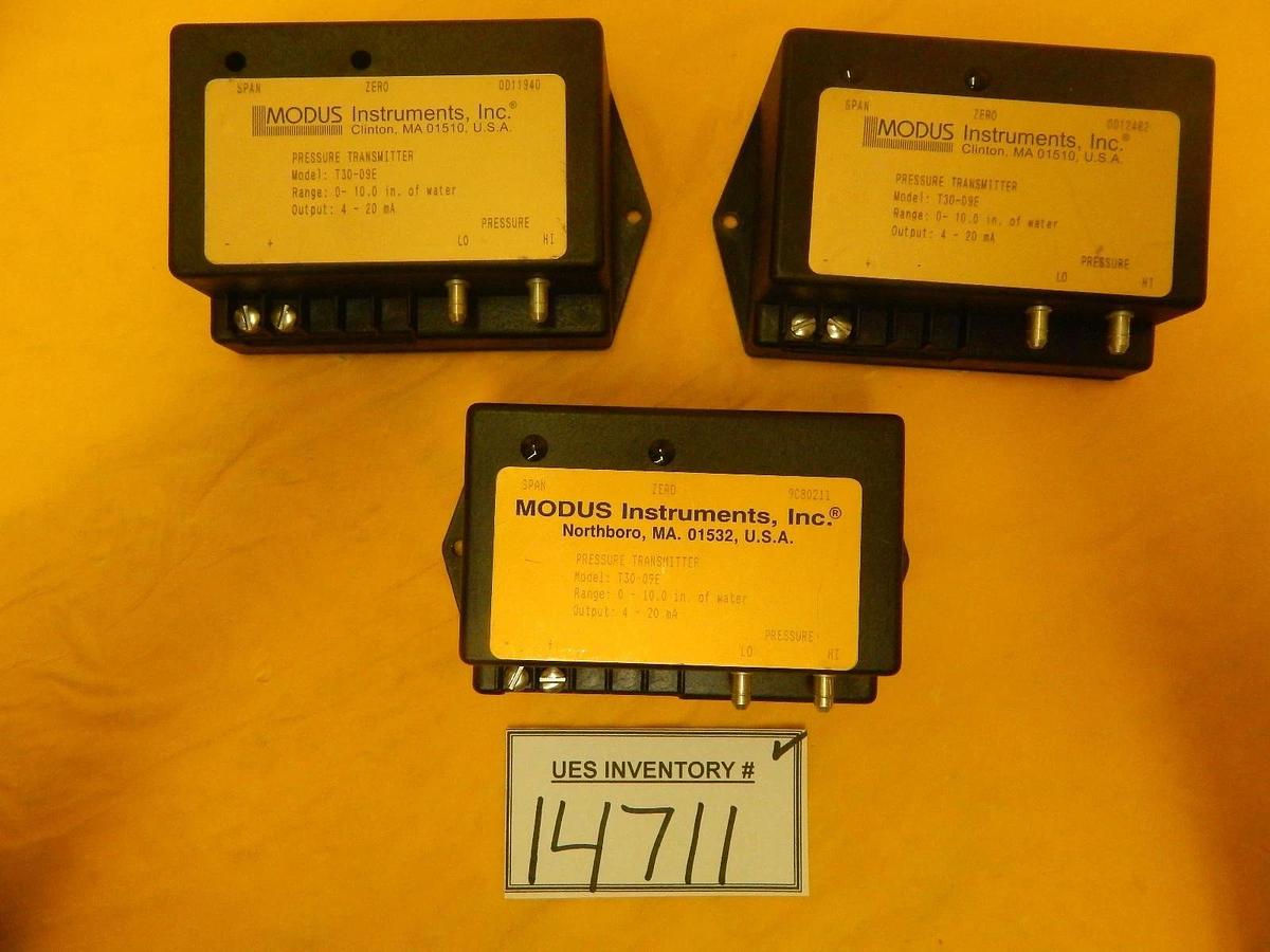Used Modus Instruments T30-09E Pressure Transmitter Reseller Lot of 3 Used Working