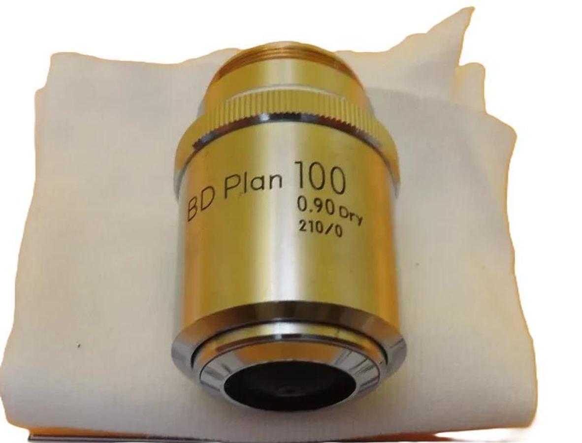 Used Nikon Precision BD Plan 100 0.90 Dry Microscope Objective 210/0 Working Surplus