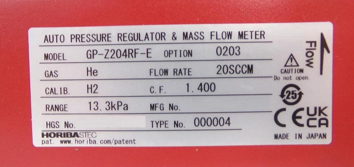 Used Horiba STEC GP-Z204RF-E MFC Mass Flow Controller Lot of 12 Surplus