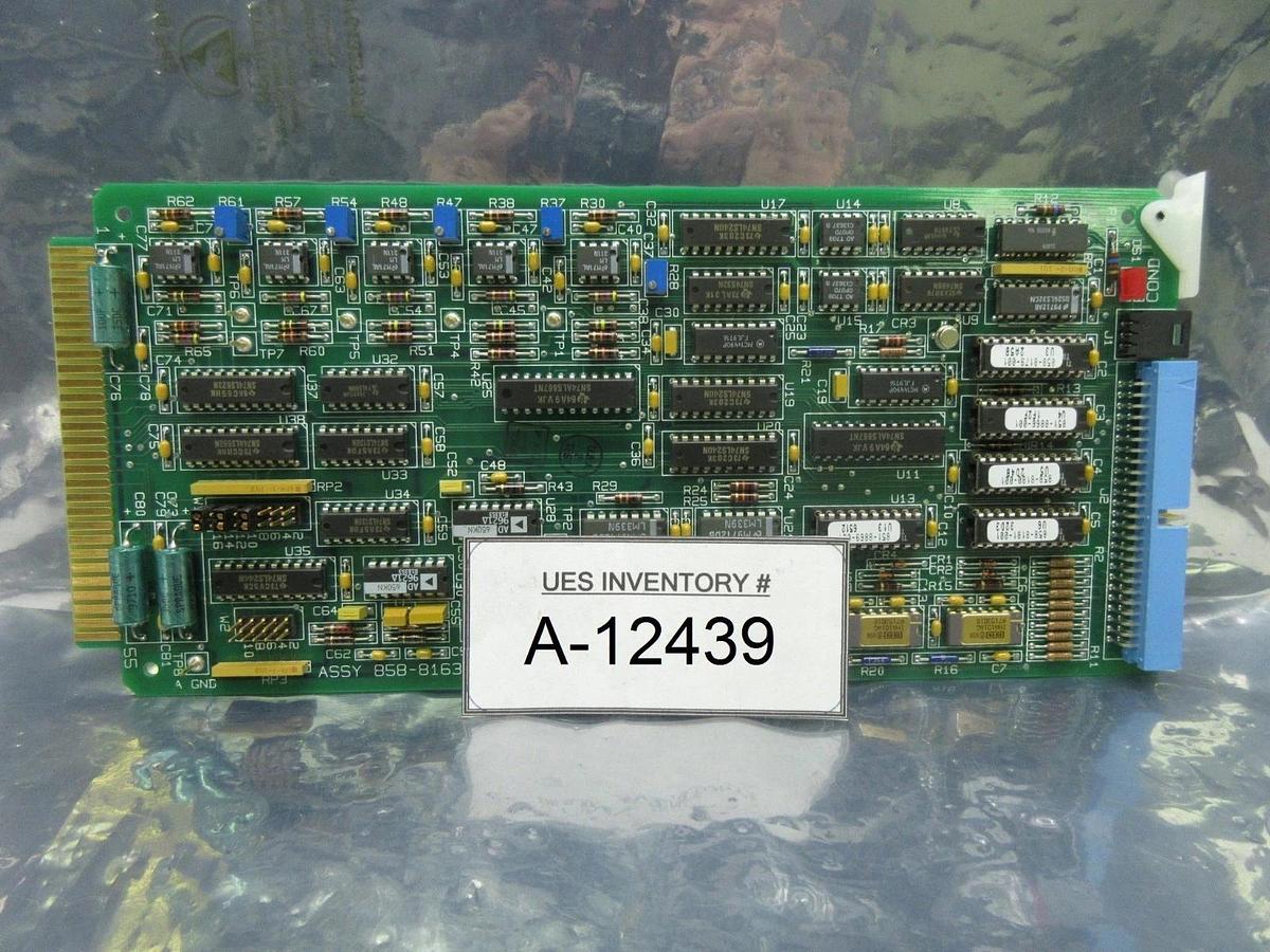 Used SVG Silicon Valley Group 858-8163-003 Processor PCB Card Rev. A 90S Used Working