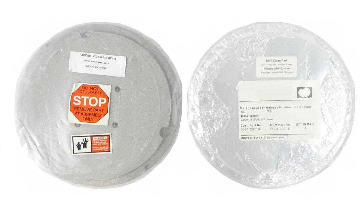 Refurbished AMAT Applied Materials 0021-20718 8" Lower Pedestal Cover Lot of 2 Refurbished