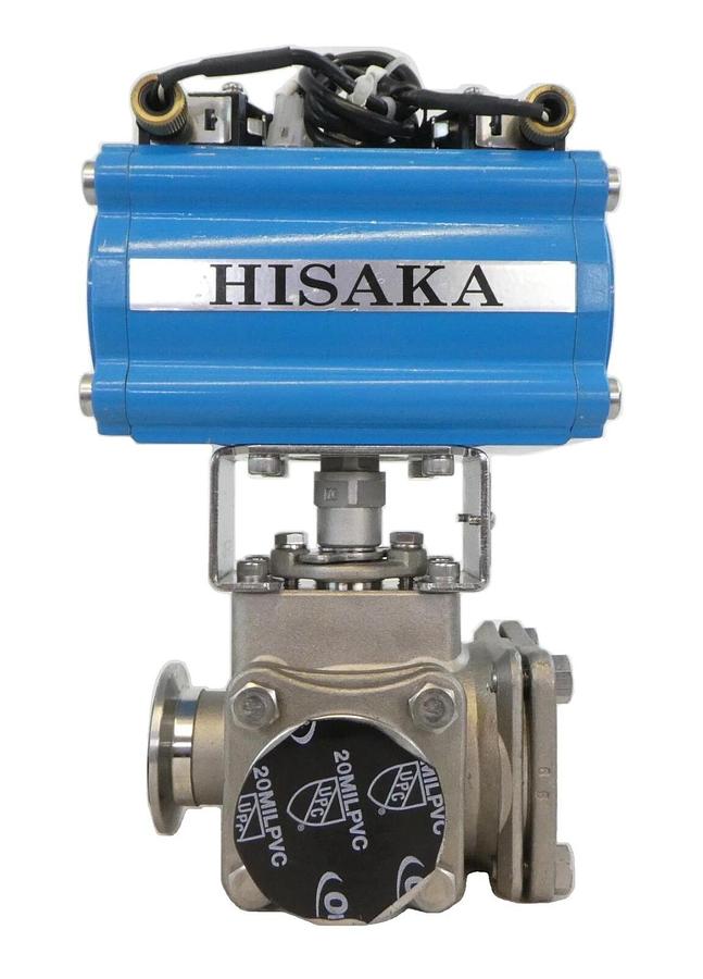 Used Hisaka SCS14A-25A Double Acting Actuator G45B AD07N Working Surplus