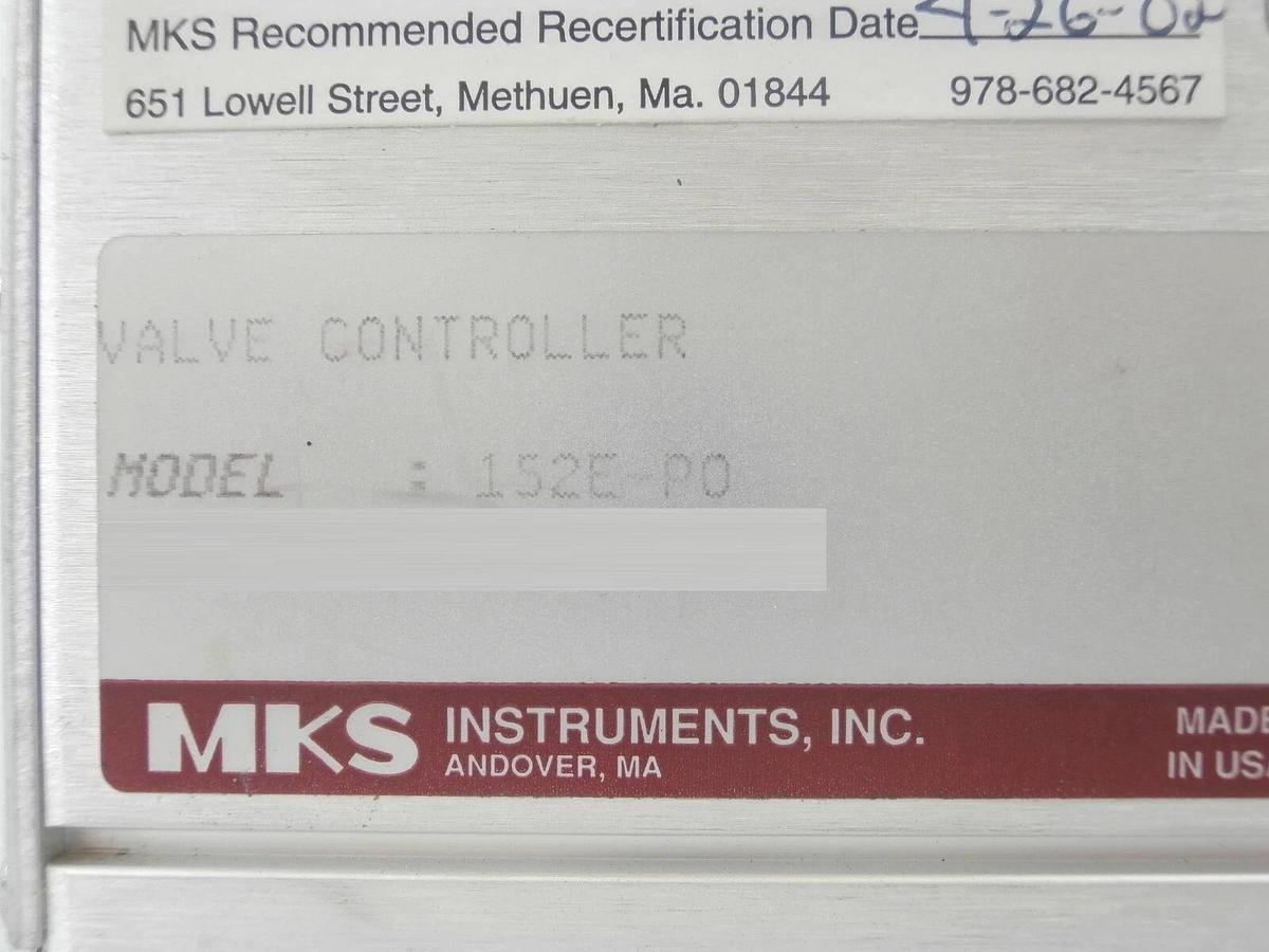 Used MKS Instruments 152E-P0 Automatic Pressure Controller Type 152 Untested As-Is