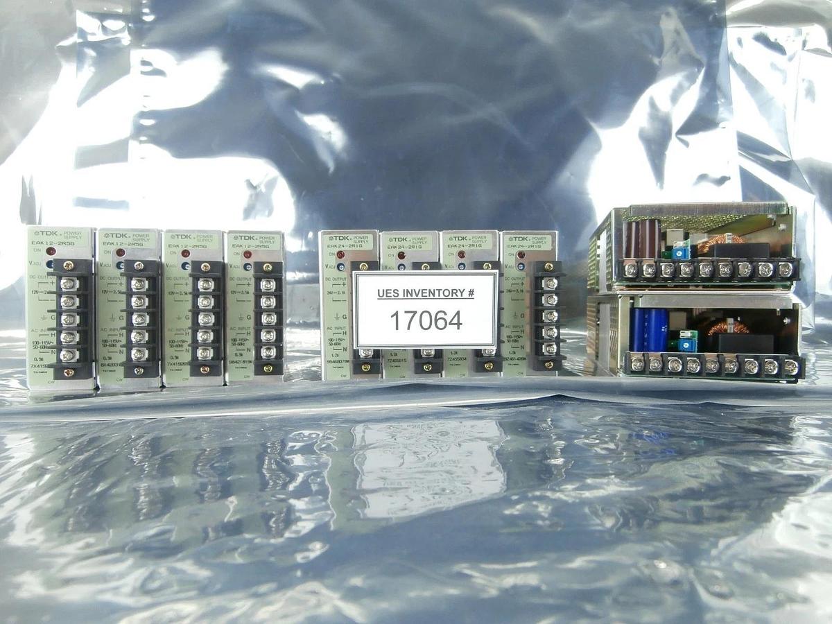 Used TDK FAW24-6K Power Supply EAK12-2R5G EAK24-2R1G Reseller Lot of 10 Used Working